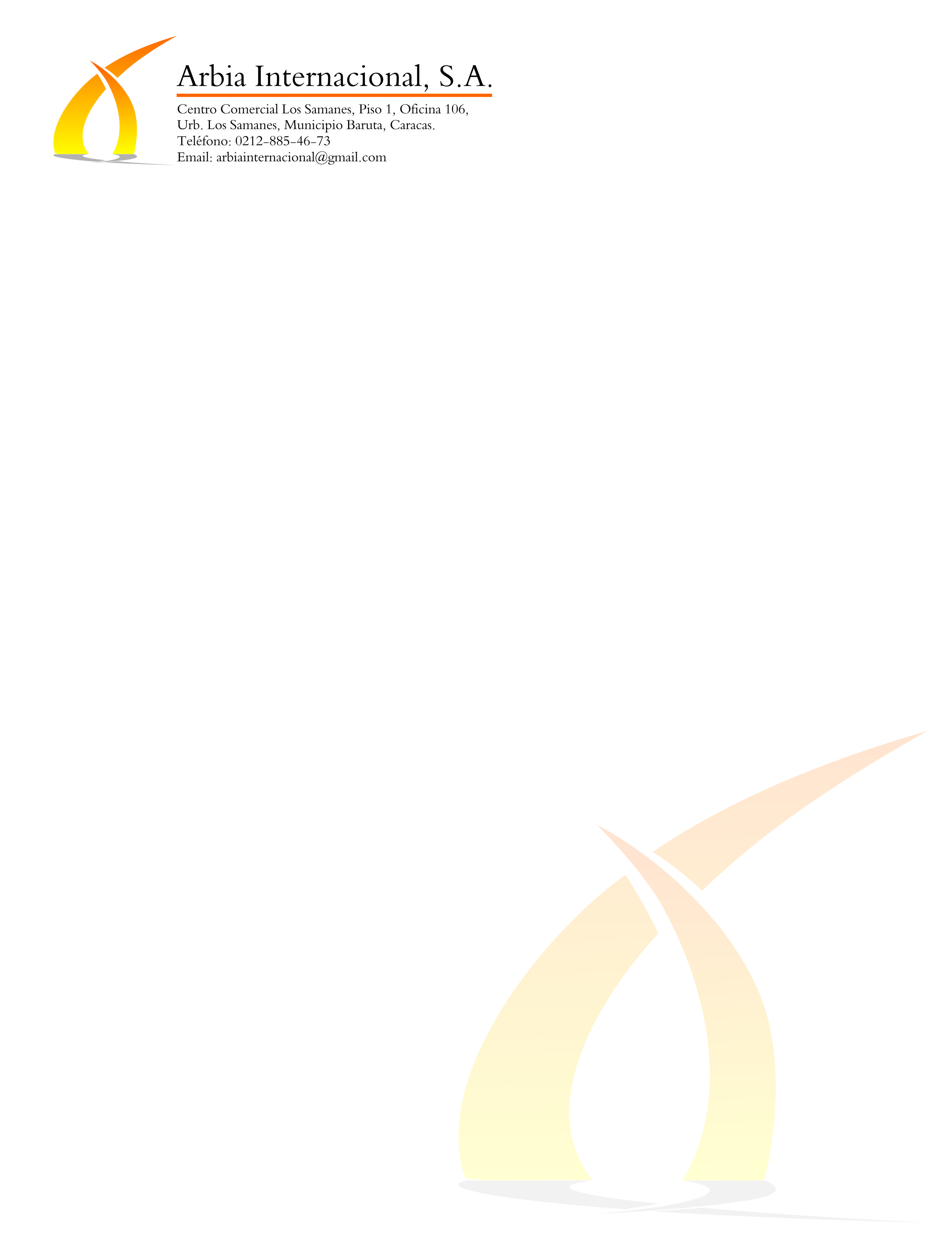 ARBIA INTERNACIONAL S.A.